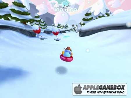 Club Penguin Sled Racer (Клуб пингвинов. Гонки на санках)