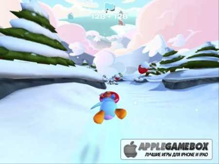Club Penguin Sled Racer (Клуб пингвинов. Гонки на санках)